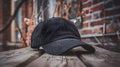 Stylish customizable baseball cap mockup for personal design projects. Royalty Free Stock Photo