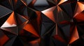 stylish 3d triangle polygon texture,shadow,glossy by Generative AI