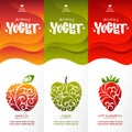 Stylish design for drinking yogurt