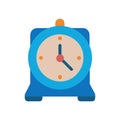 Stylish Desk Clock Icon for Office Royalty Free Stock Photo
