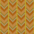 Stylish downward arrow lines knit texture