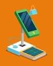 A stylish and ecoconscious charging dock that offers a seamless experience for charging your phone tablet and ereader