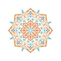 Stylish and elegant mandala design Royalty Free Stock Photo