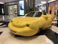 Stylish Erwin Wurm Fat Car Fat Porsche Design Macau City of Dreams Hotel COD Chubby Yellow Cars Organic Vehicle Luxury Lifestyle