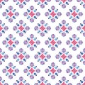 Stylish fashionable vector seamless ornamental pattern design. Modern repeating floral texture. Abstract shapes background for Royalty Free Stock Photo