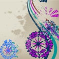 Stylish floral background