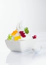 Stylish frozen yoghurt Royalty Free Stock Photo