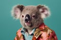 Stylish funky koala. Generate Ai