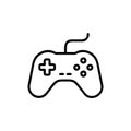 Stylish Game Controller Icon for Players Royalty Free Stock Photo