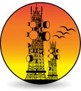 Telecommunication towers logo