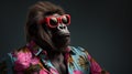Stylish Gorilla: Half Body Magazine Photoshoot
