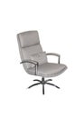 Stylish gray office chair on a white background Royalty Free Stock Photo