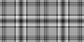 Stylish grayscale plaid pattern. Perfect for textile design, website backgrounds, or fashion projects. Subtle texture adds