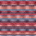 Stylish horizontal stripes knitted texture