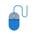 Stylish Wired Mouse Icon Royalty Free Stock Photo