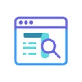 Stylish Indexing Icon for Database Systems