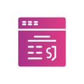 Stylish JavaScript Icon for Developers