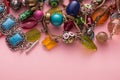 Stylish Jewellery with Colorful Stones and Beads