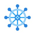 Stylish Kubernetes Icon for Developers Royalty Free Stock Photo