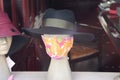 Stylish lady hat with anti corona mask