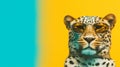 Generative AI, Sassy Leopard in Sunglasses