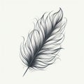 Stylish Linear Feather for Elegant Designs