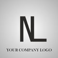 Stylish logo.Your Company logo design.A company logo or business card design. Royalty Free Stock Photo