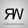 Stylish logo.Your Company logo design.A company logo or business card design. Royalty Free Stock Photo