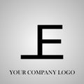 Stylish logo.Your Company logo design.A company logo or business card design. Royalty Free Stock Photo