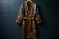 Stylish Man bath robe. Generate Ai Royalty Free Stock Photo