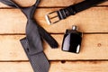 Stylish men accessories, men`s fashion. Happy Father`s Day concept Royalty Free Stock Photo