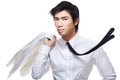 Stylish, metrosexual, handsome, hunky Chinese man Royalty Free Stock Photo