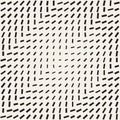 Stylish Minimalistic Halftone Grid. Vector Seamless Black and White Pattern