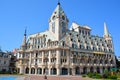 Stylish modern building on European Square in the center of Batumi