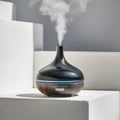 Stylish and Modern Essential Oil Diffuser with Aromatic Steam Display Royalty Free Stock Photo