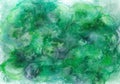 Fluffy swirling seamless malachite aerial pattern with purple shadows