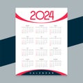 stylish 2024 monthly planner layout a perfect office stationery