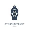 stylish perfume bottle icon in trendy design style. stylish perfume bottle icon isolated on white background. stylish perfume Royalty Free Stock Photo
