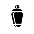 Stylish perfume bottle icon vector sign and symbol isolated on white background, Stylish perfume bottle logo concept Royalty Free Stock Photo