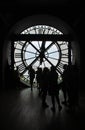 Stylish photo of a giant clock.
