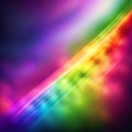 Stylish rainbow background and texture. Abstract Rainbow Curved Lines Waves on Multi Colored Distorted Rainbow Lines
