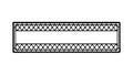 Stylish rectangular border with decorative pattern, modern frame design, vector design Generative AI Royalty Free Stock Photo