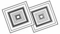 Stylish Repeating Square Geometric Pattern for Backgrounds and Textiles, vector design Generative AI Royalty Free Stock Photo