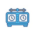 Stylish Retro Flip Timer Clock Graphic