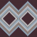 Stylish rhombus argyle knit texture geometric