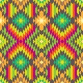 Stylish Seamless Tribal Pattern for Textile Design Royalty Free Stock Photo