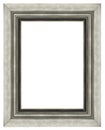 Stylish Silver Frame Royalty Free Stock Photo