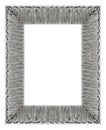 Stylish Silver Frame Royalty Free Stock Photo