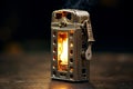 Stylish small pocket lighter. Generate Ai Royalty Free Stock Photo