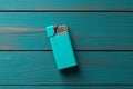 Stylish small pocket lighter. Generate Ai Royalty Free Stock Photo